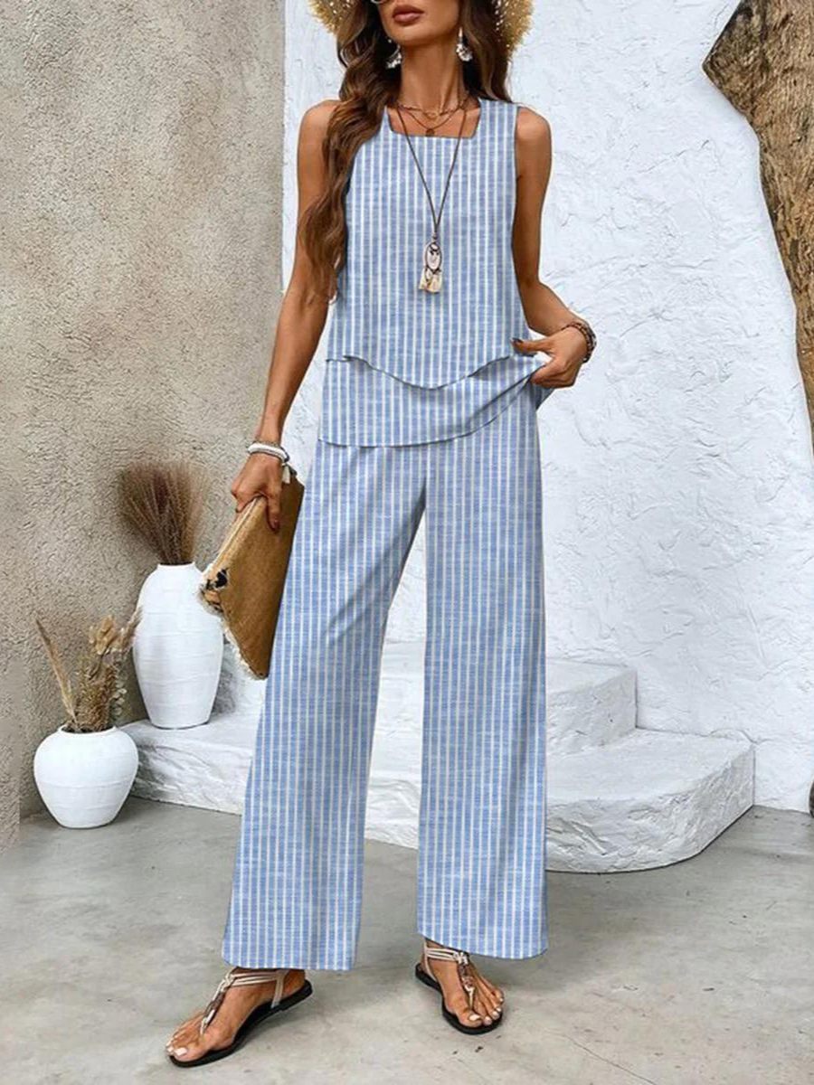 Belvenza | Set Estivo Elegante in Tessuto Leggero