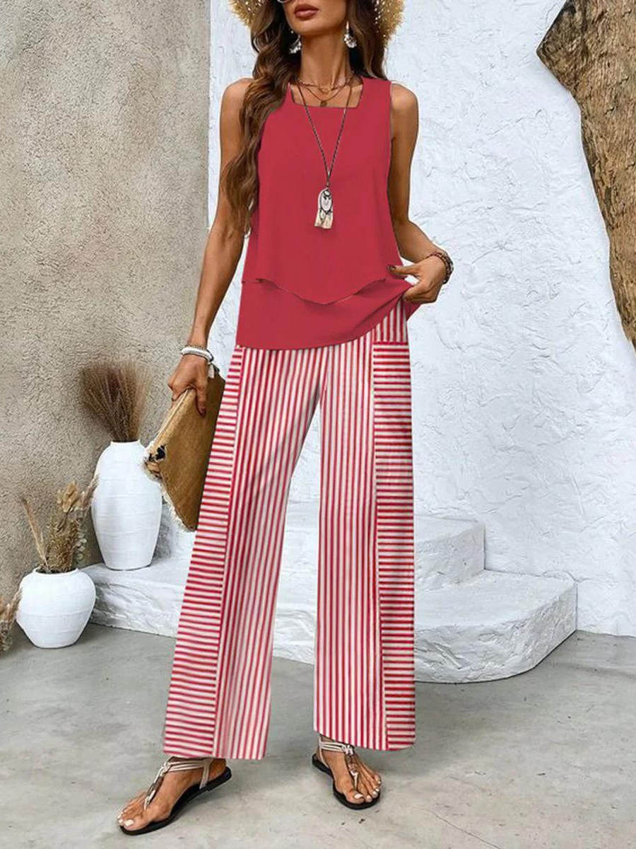 Belvenza | Set Estivo Elegante in Tessuto Leggero
