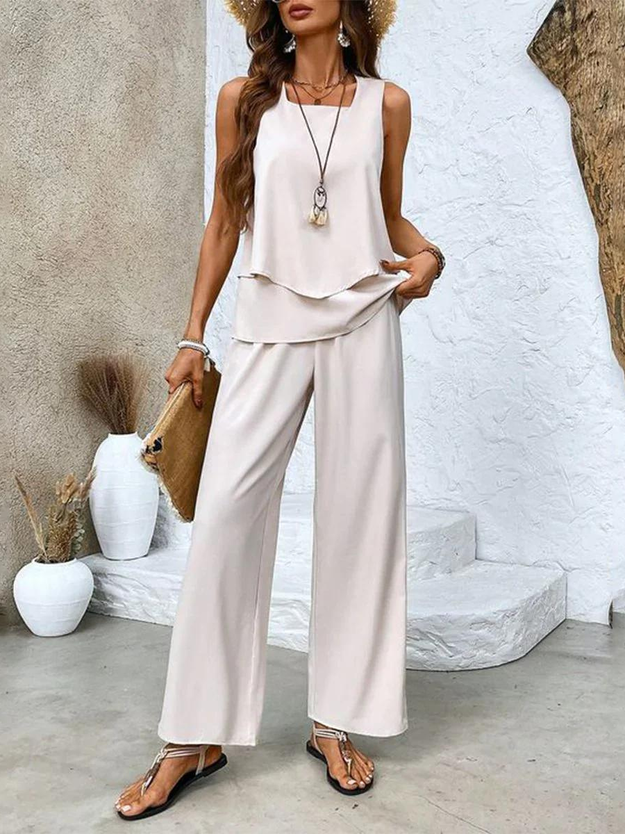 Belvenza | Set Estivo Elegante in Tessuto Leggero