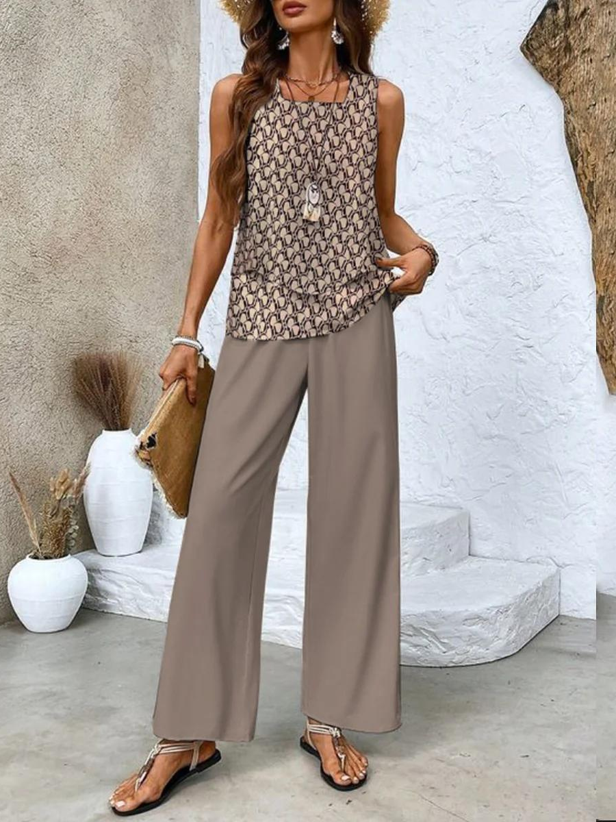 Belvenza | Set Estivo Elegante in Tessuto Leggero