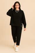 Belvenza | Completo Elegante in Maglia Grigia