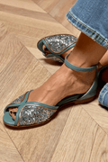 Belvenza | Sandali Bassi con Dettagli Lucidi