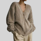 Belvenza | Pullover Elegante in Maglia Grigia