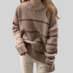 Belvenza | Maglione Elegante in Cashmere Grigio