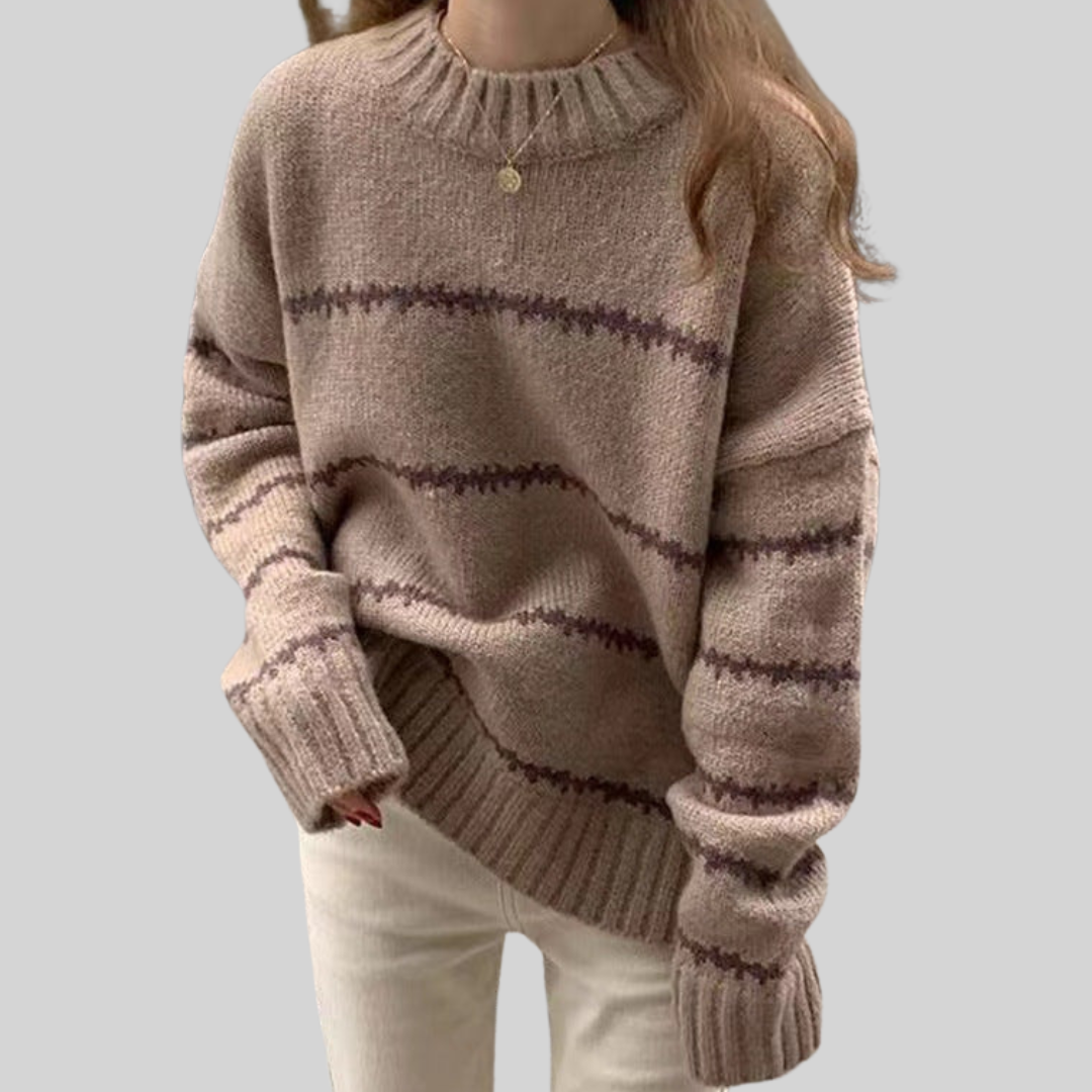 Belvenza | Maglione Elegante in Cashmere Grigio
