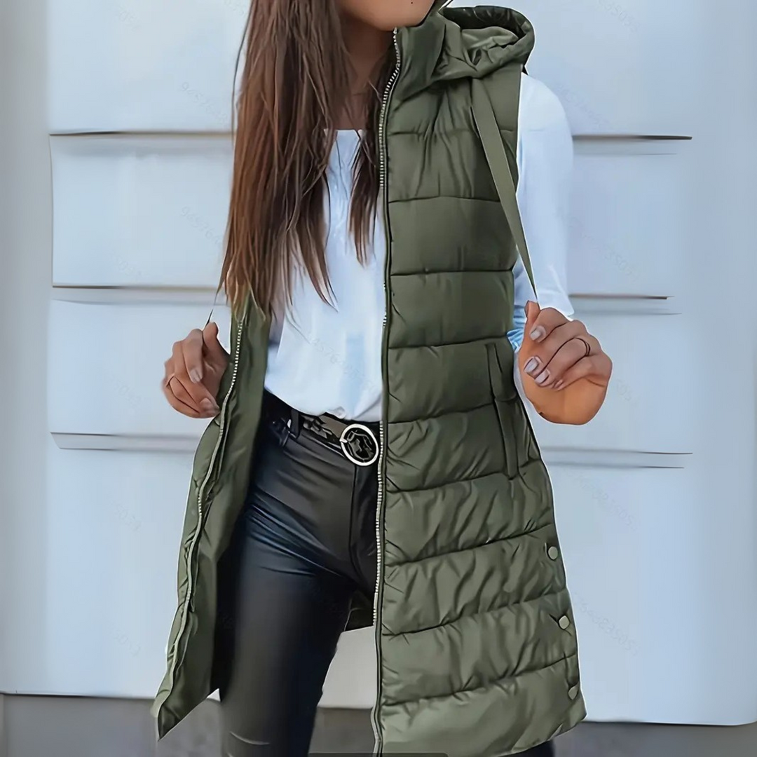 Belvenza | Gilet Lungo da Donna Elegante