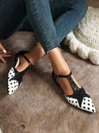Belvenza | Ballerina T-Bar con Fantasie