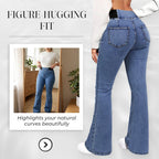 Belvenza | Jeans Stretch a Vita Alta per Donna