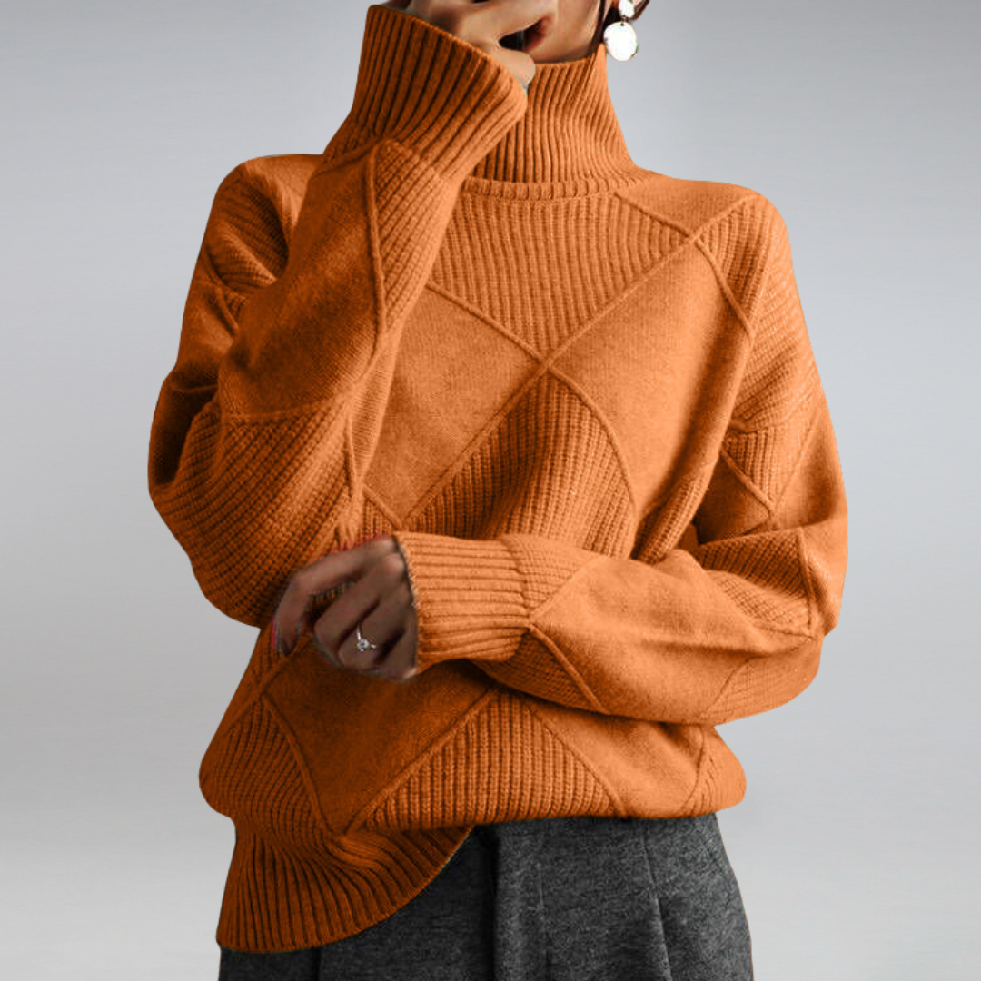 Belvenza | Maglione Morbido in Cashmere Beige