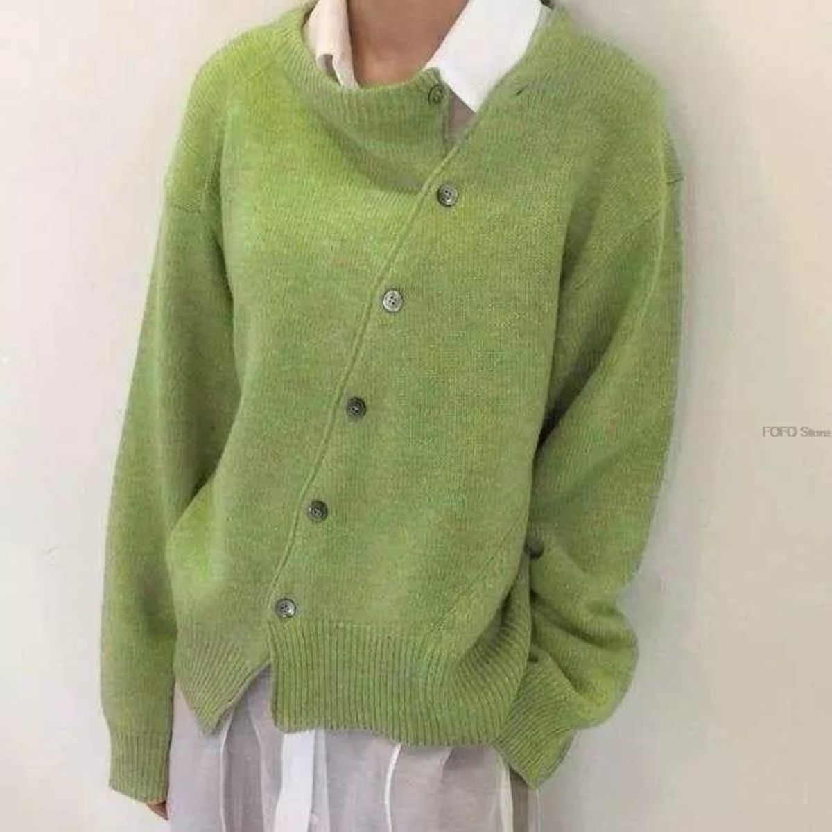 Belvenza | Maglione Elegante con Bottoni