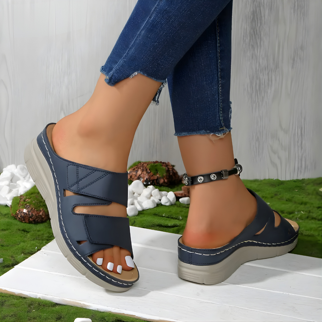 Belvenza | Sandali Comfort Beige Hannah