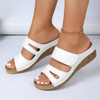 Belvenza | Sandali Ergonomici Beige Olive