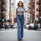 Belvenza | Jeans Stretch a Vita Alta per Donna