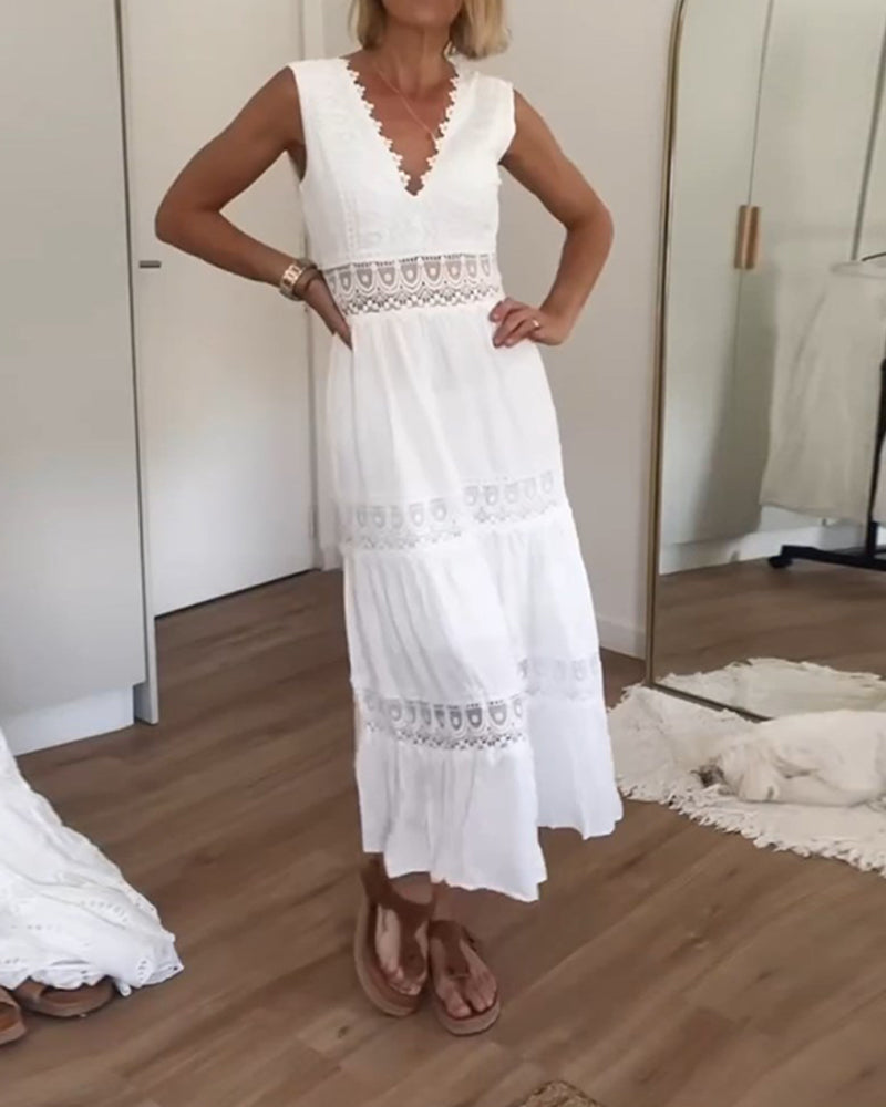 Belvenza | Abito Elegante Bianco e Nero