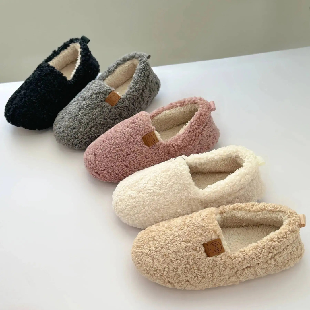 Belvenza | Pantofole Morbide in Tessuto Grigio