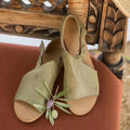 Belvenza | Sandali Aperti con Cinturino Beige