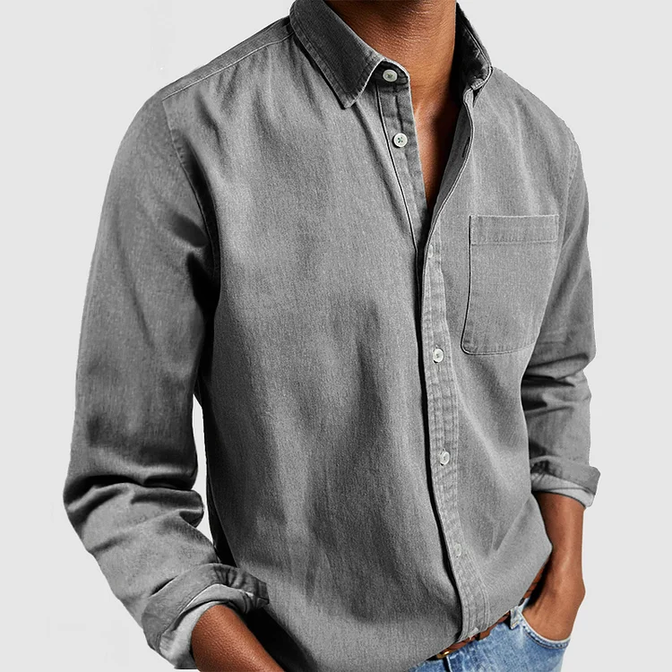Belvenza | Camicia Casual Premium in Cotone Bianco