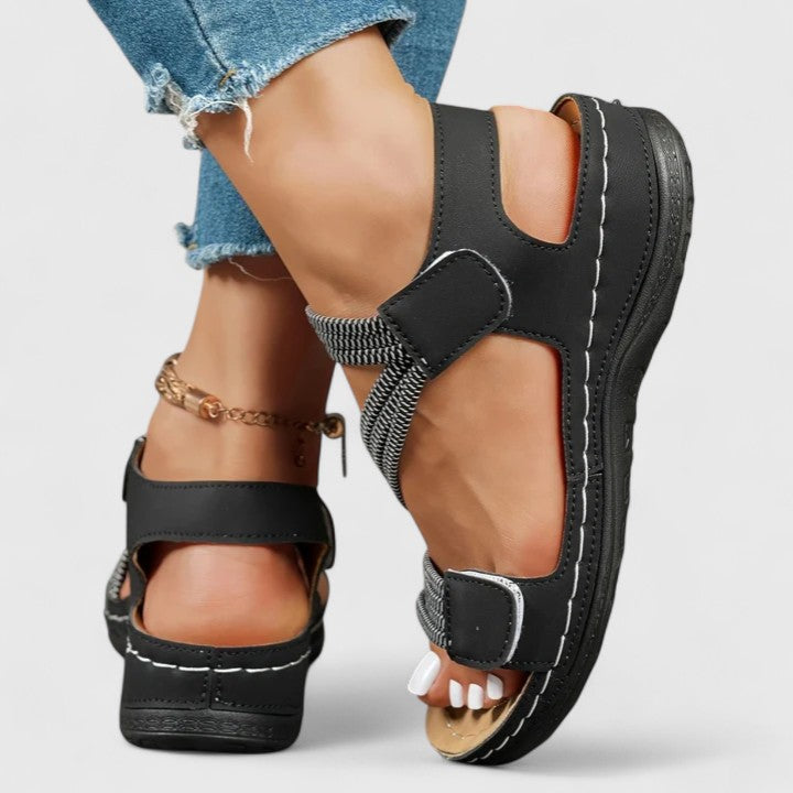 Belvenza | Sandali Eleganti Neri