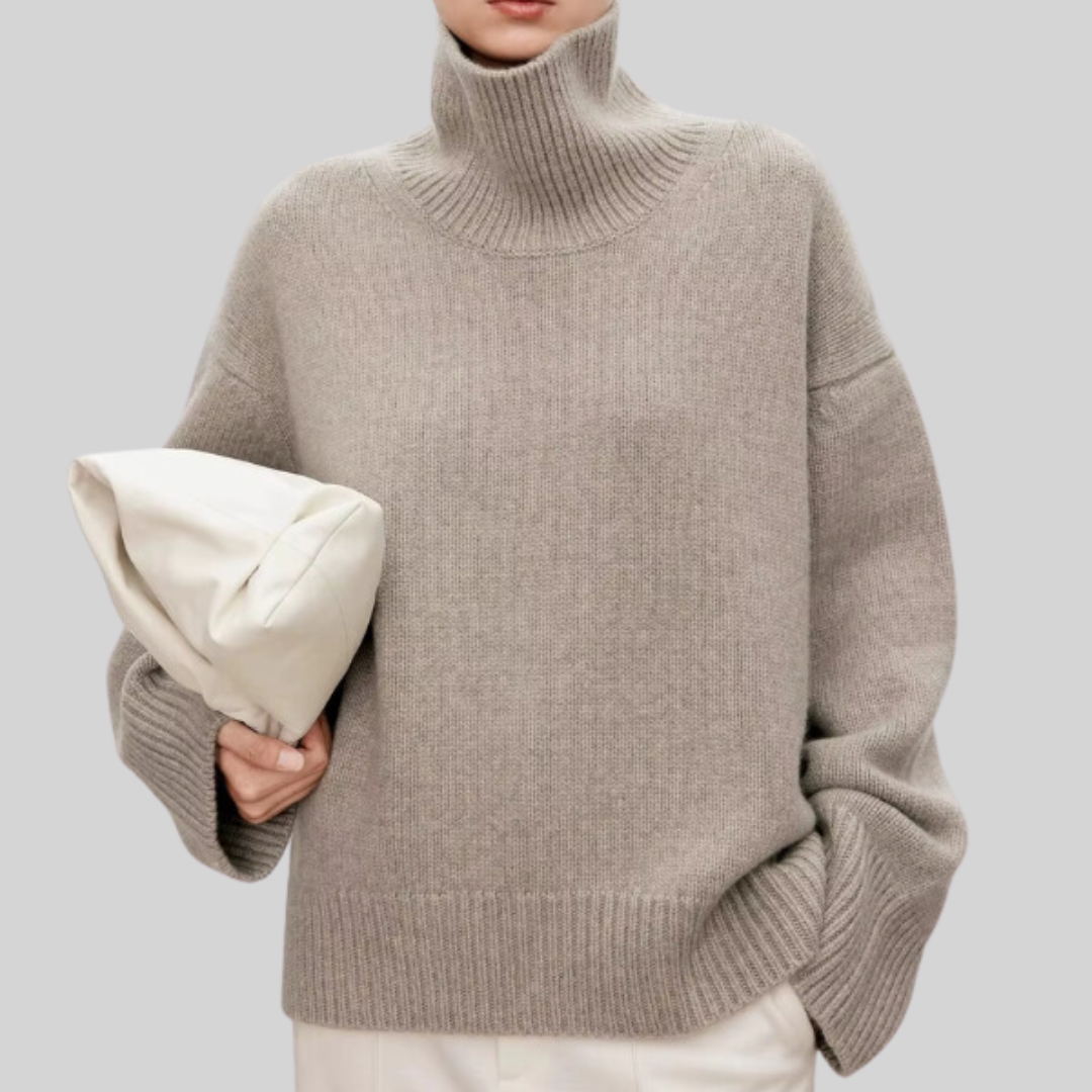 Belvenza | Pull Elegante con Collo Alto