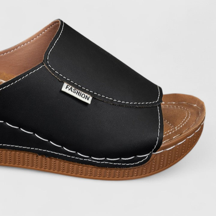 Belvenza | Sandali Eleganti in Pelle Sintetica Bianco