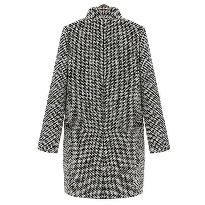 Belvenza | Cappotto Lungo in Tessuto Elegante