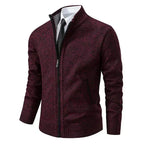 Belvenza | Maglione con Zip in Lana Grigia
