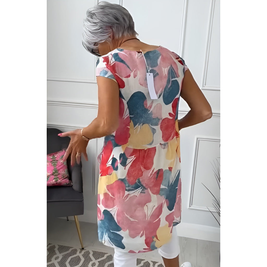 Belvenza | Elegante Abito Camicia in Tessuto Leggero