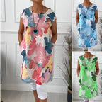Belvenza | Elegante Abito Camicia in Tessuto Leggero