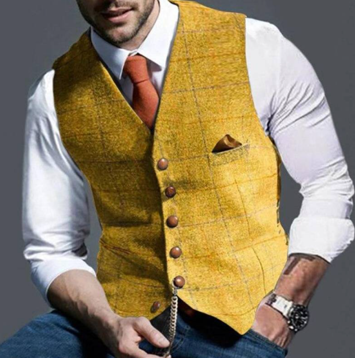 Belvenza | Gilet Elegante in Tessuto Nero