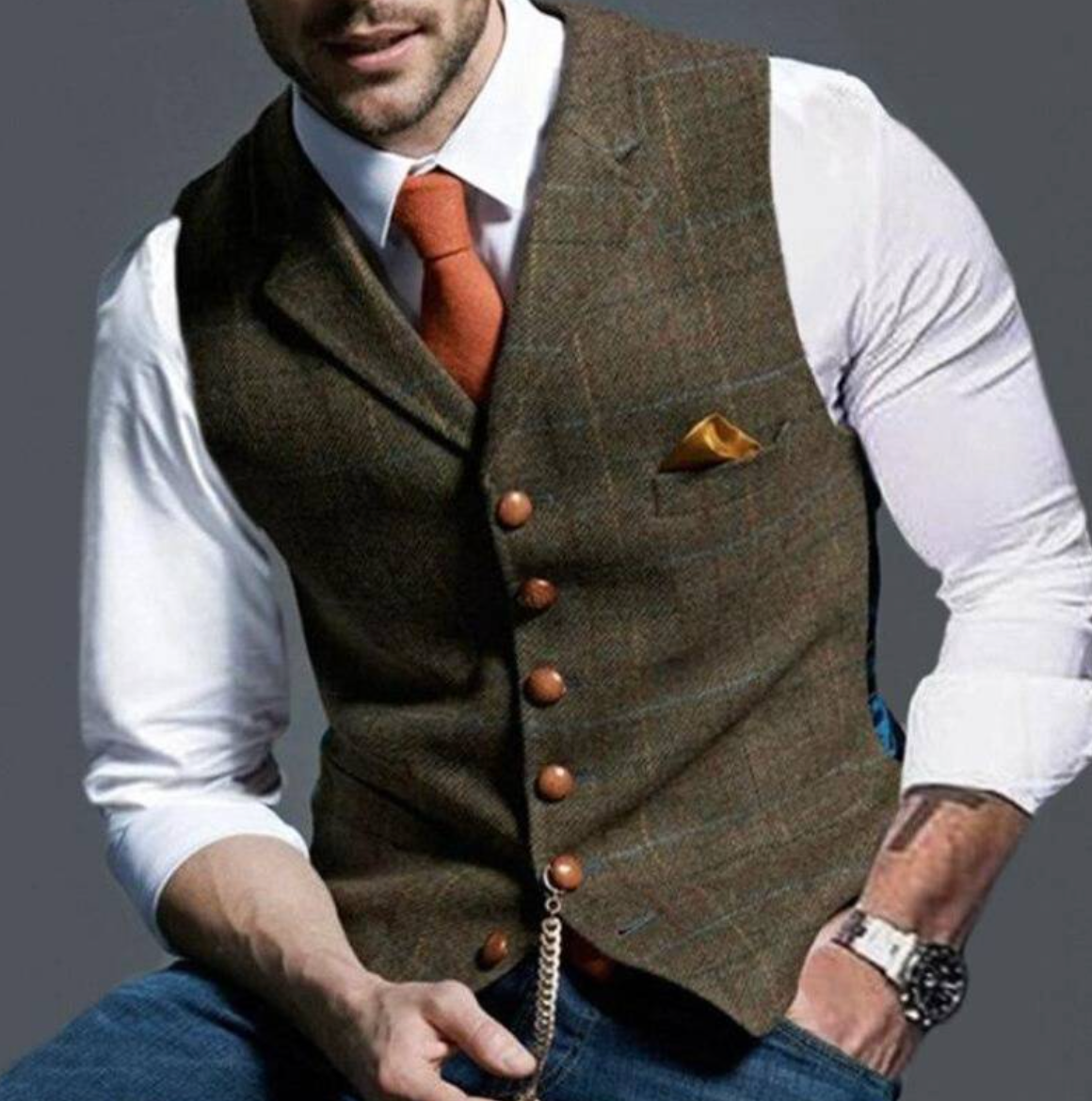 Belvenza | Gilet Elegante in Tessuto Nero