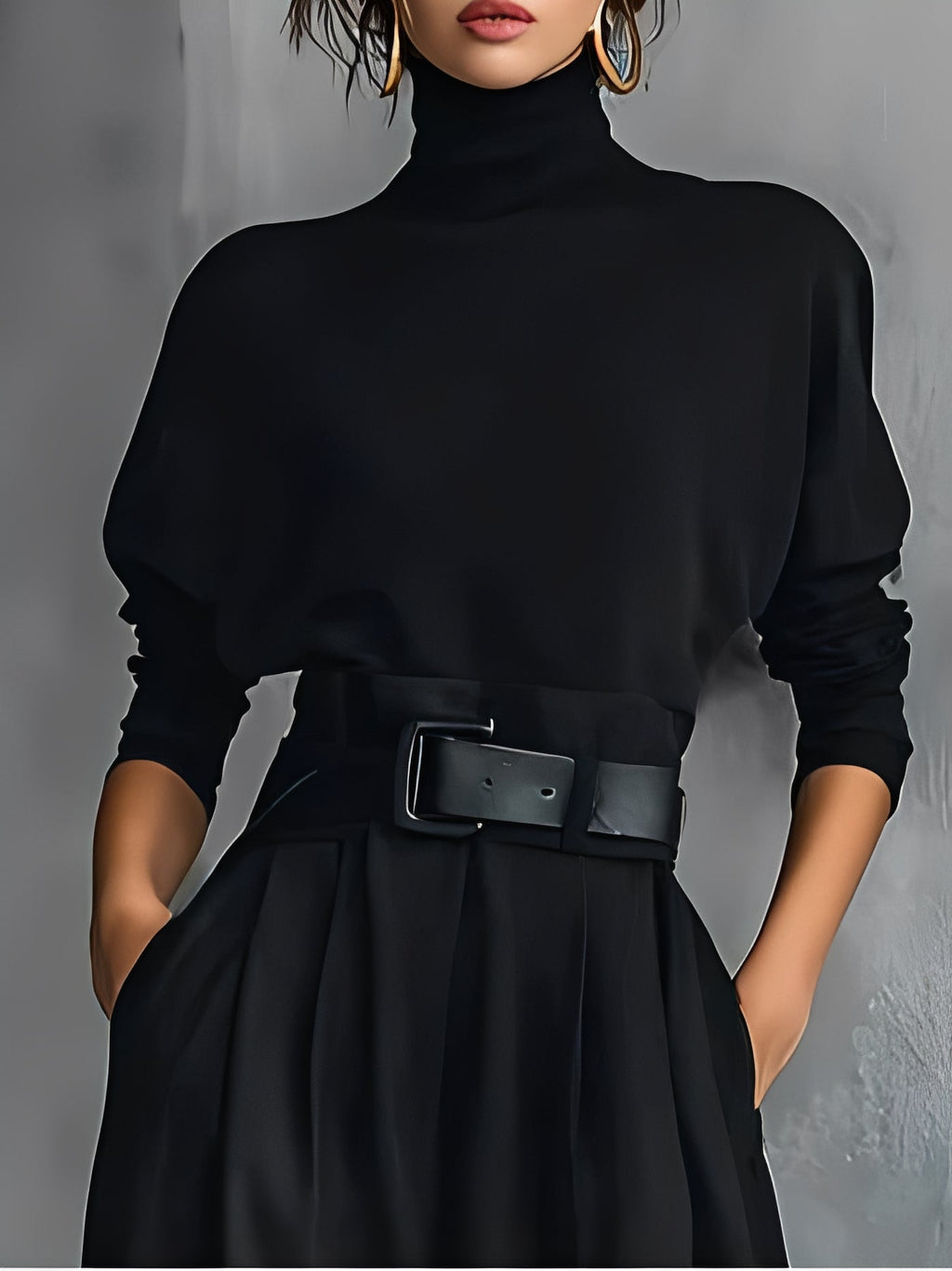 Belvenza | Jumpsuit con Collo Polo e Gamba Dritta