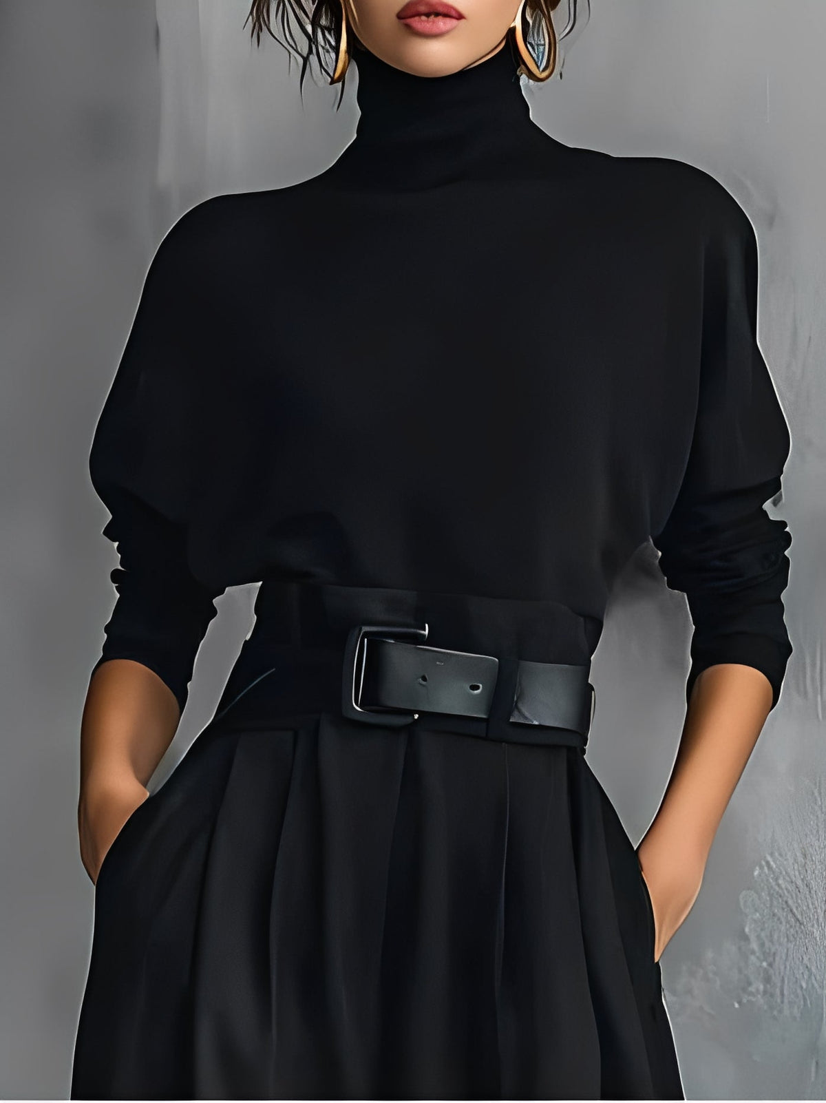 Belvenza | Jumpsuit con Collo Polo e Gamba Dritta