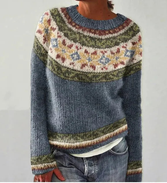 Belvenza | Maglione Elegante in Cashmere Grigio