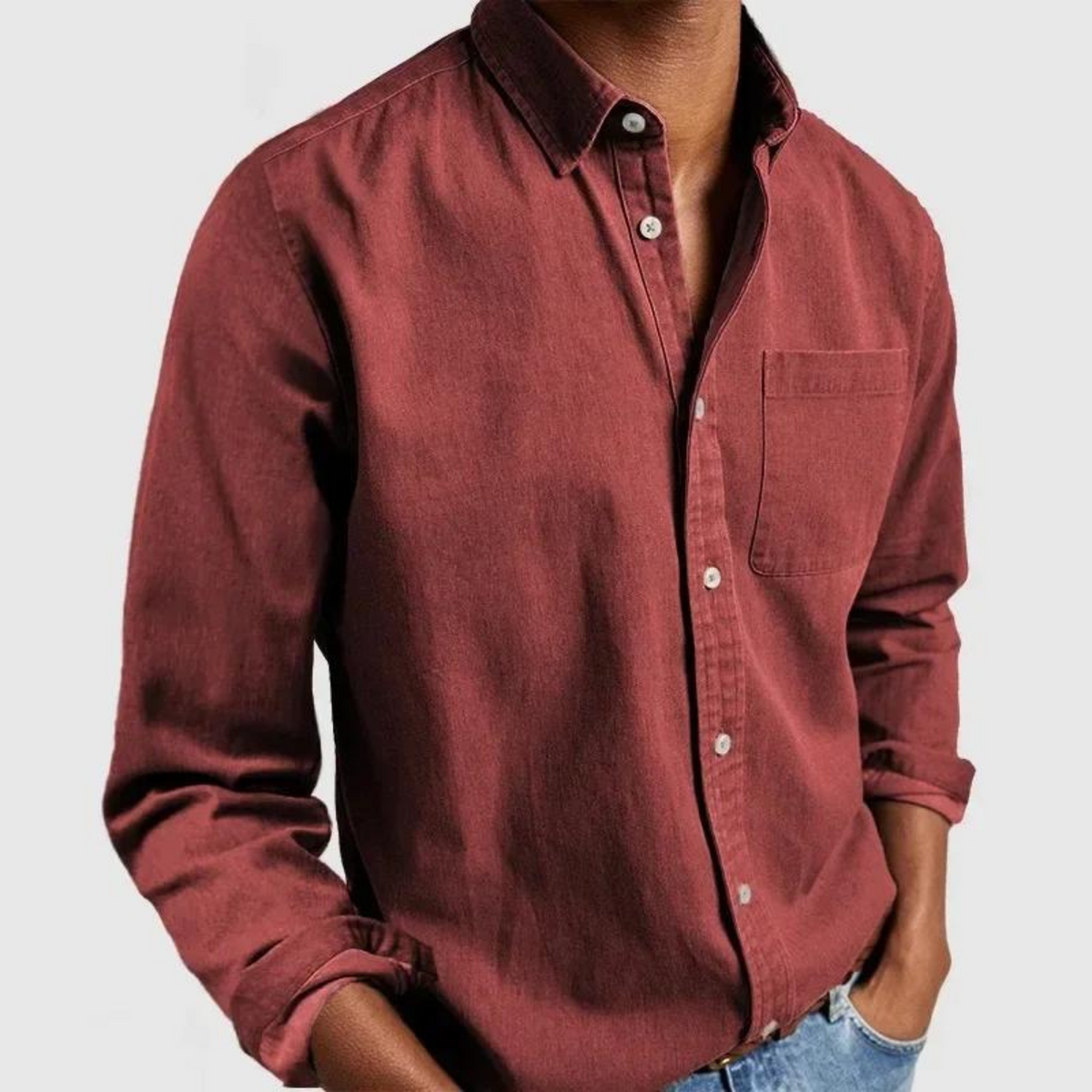 Belvenza | Camicia Casual Premium in Cotone Bianco