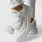 Belvenza | Sneakers Confortevoli in Tessuto Grigio