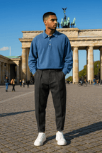 Belvenza | Pantaloni Eleganti in Tessuto Nero