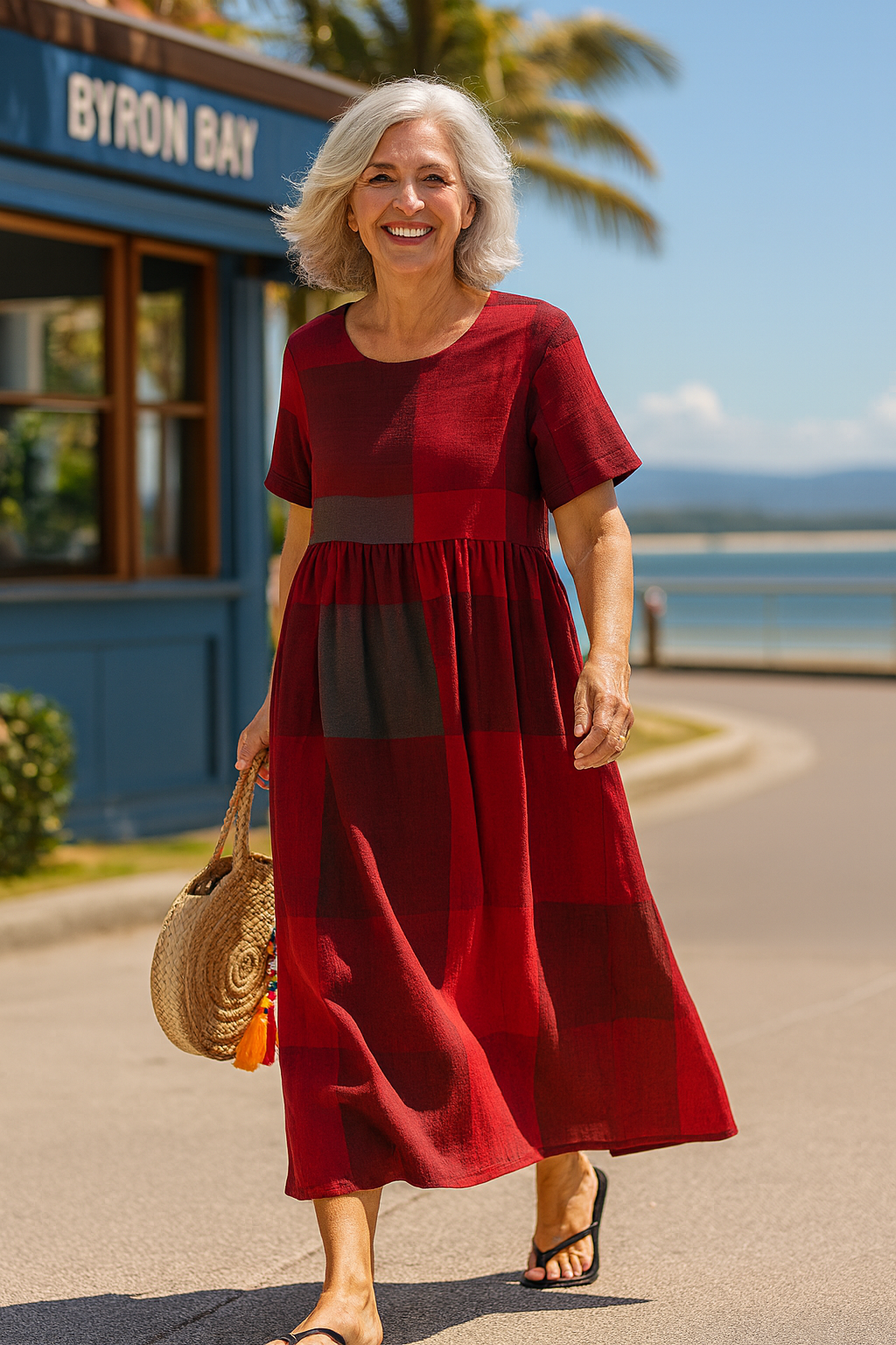 Belvenza | Abito Avina Flow in Tessuto Leggero