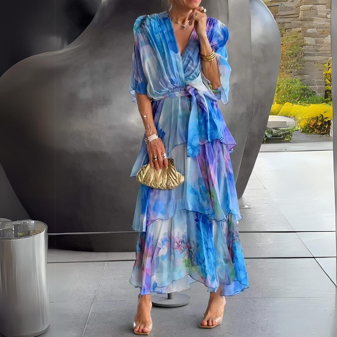 Belvenza | Abito con Scollo a V Elegante