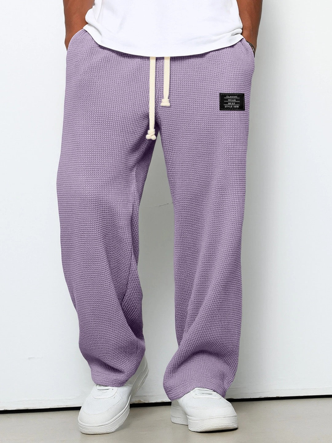 Belvenza | Pantaloni Larghi con Vita Regolabile Grigi