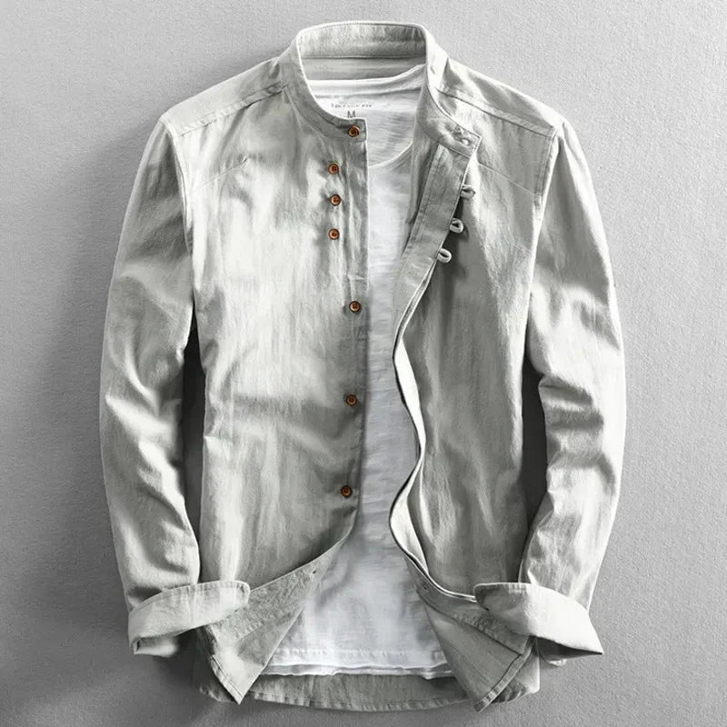 Belvenza | Camicia Giapponese in Cotone per Uomini
