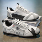 Belvenza | Sneakers Confortevoli con Lacci in Tessuto Grigio