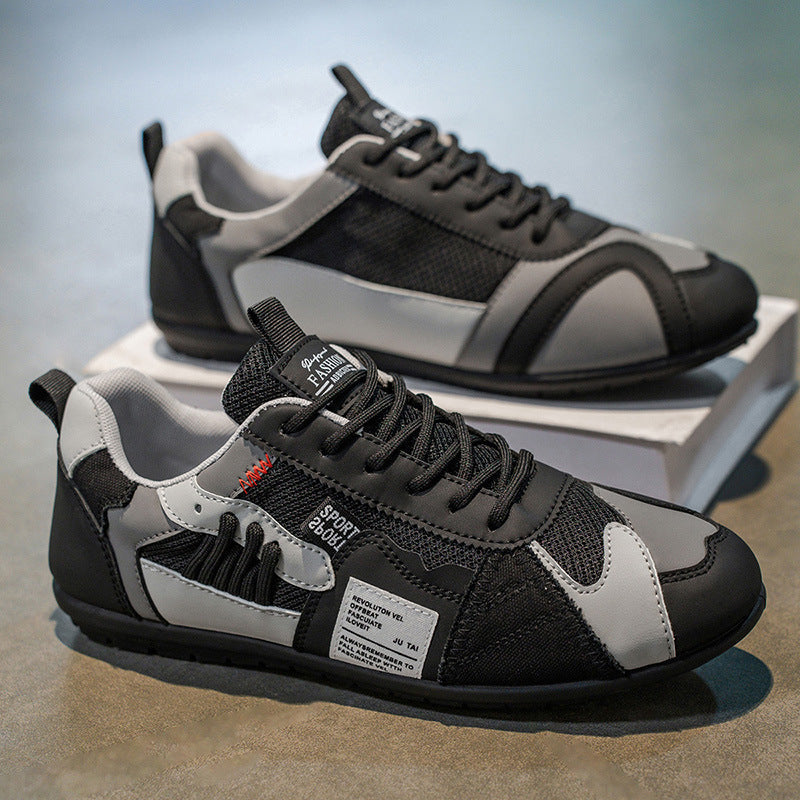 Belvenza | Sneakers Confortevoli con Lacci in Tessuto Grigio