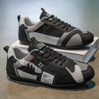 Belvenza | Sneakers Confortevoli con Lacci in Tessuto Grigio
