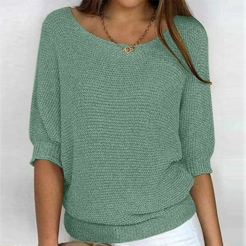 Belvenza | Maglione Elegante in Cashmere Grigio