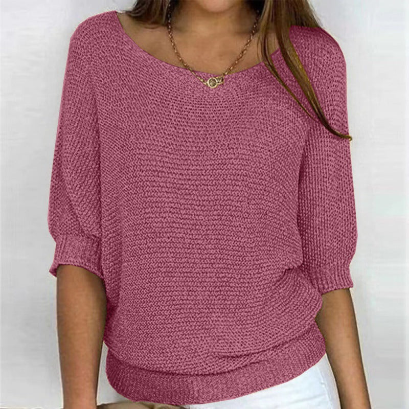 Belvenza | Maglione Elegante in Cashmere Grigio
