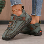 Belvenza | Sneakers di Supporto Comfort in Tessuto Grigio