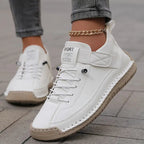 Belvenza | Sneakers di Supporto Comfort in Tessuto Grigio
