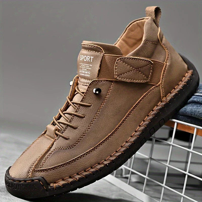 Belvenza | Sneakers di Supporto Comfort in Tessuto Grigio