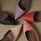 Belvenza | Décolleté Kitten Heel in Pelle Sintetica