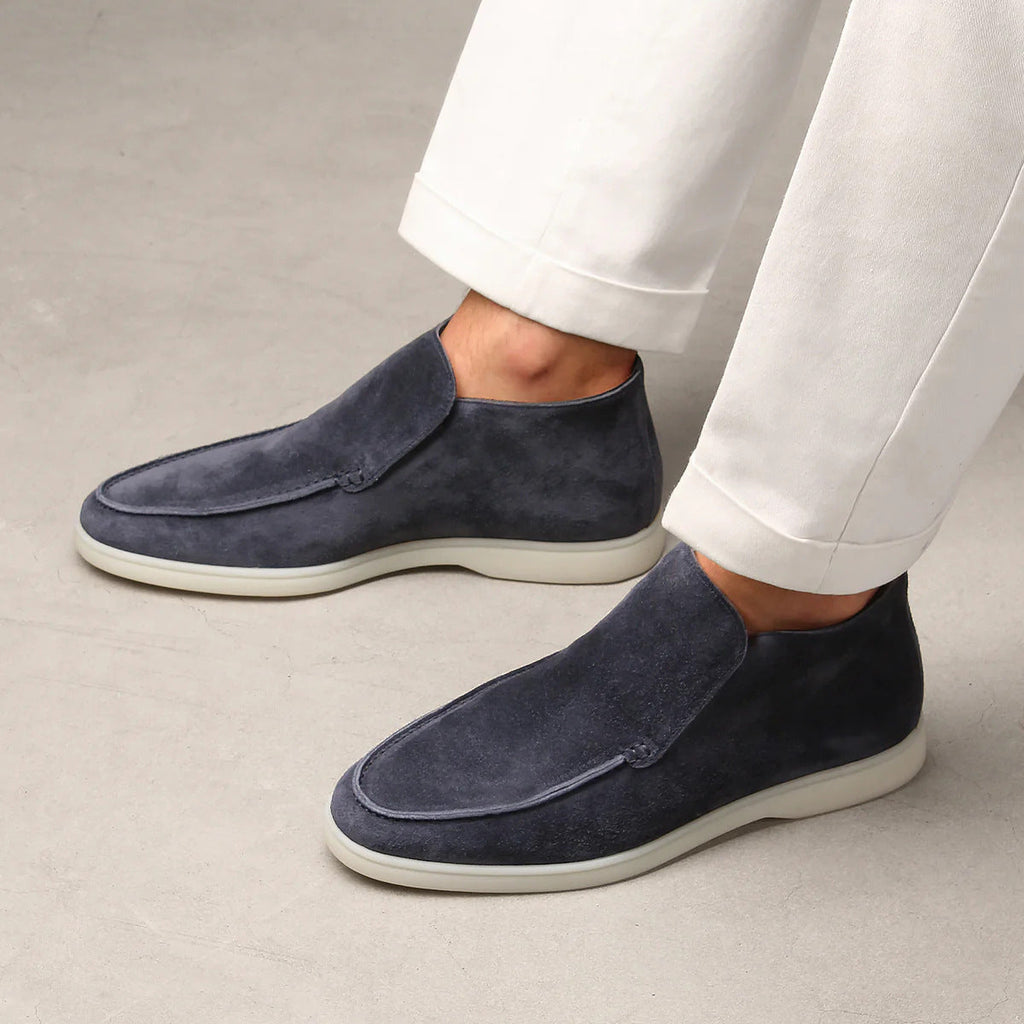 Belvenza | Pantofole Eleganti in Velluto Blu